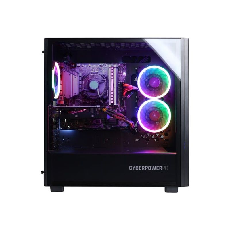 CyberPowerPC - Gamer Xtreme Gaming Desktop - Intel Core i5-14400F - 16GB Memory - NVIDIA GeForce RTX 3050 6GB - 1TB SSD - Black