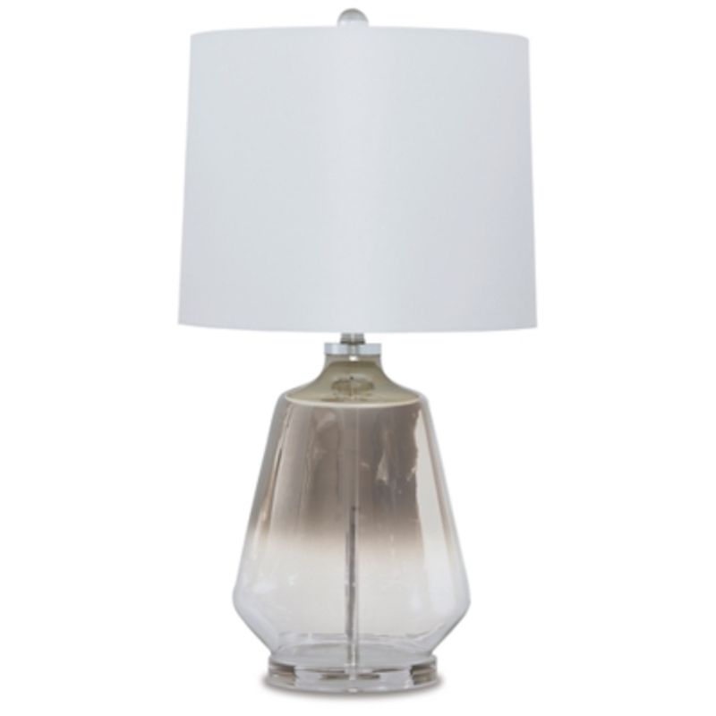 Silver Finish Jaslyn Glass Table Lamp (1/CN)