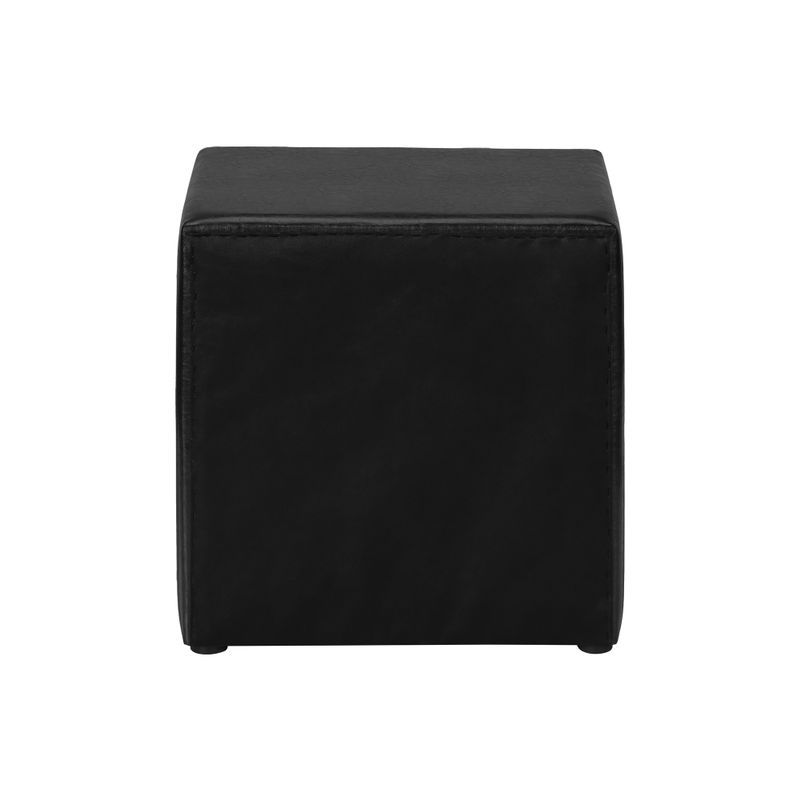 Bedroom Accent/ Nightstand/ End/ Side/ Lamp/ Storage Drawer/ Bedroom/ Upholstered/ Pu Leather Look/ Black/ Transitional