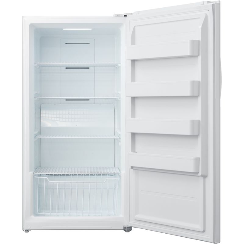 Midea - 17-Cu. Ft. Upright Convertible Freezer in White