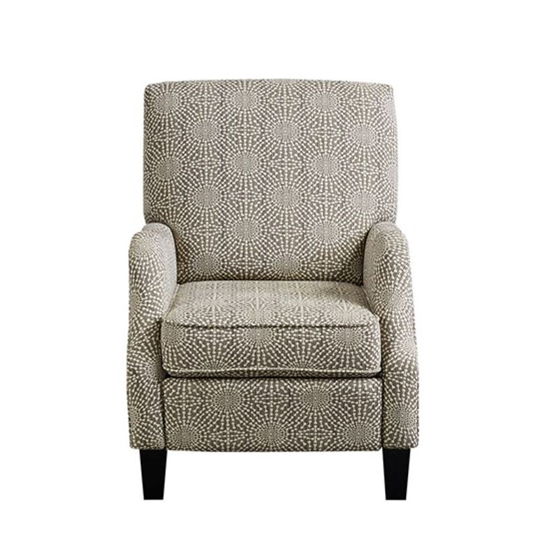 Beige Multi Hoffman Push Back Recliner