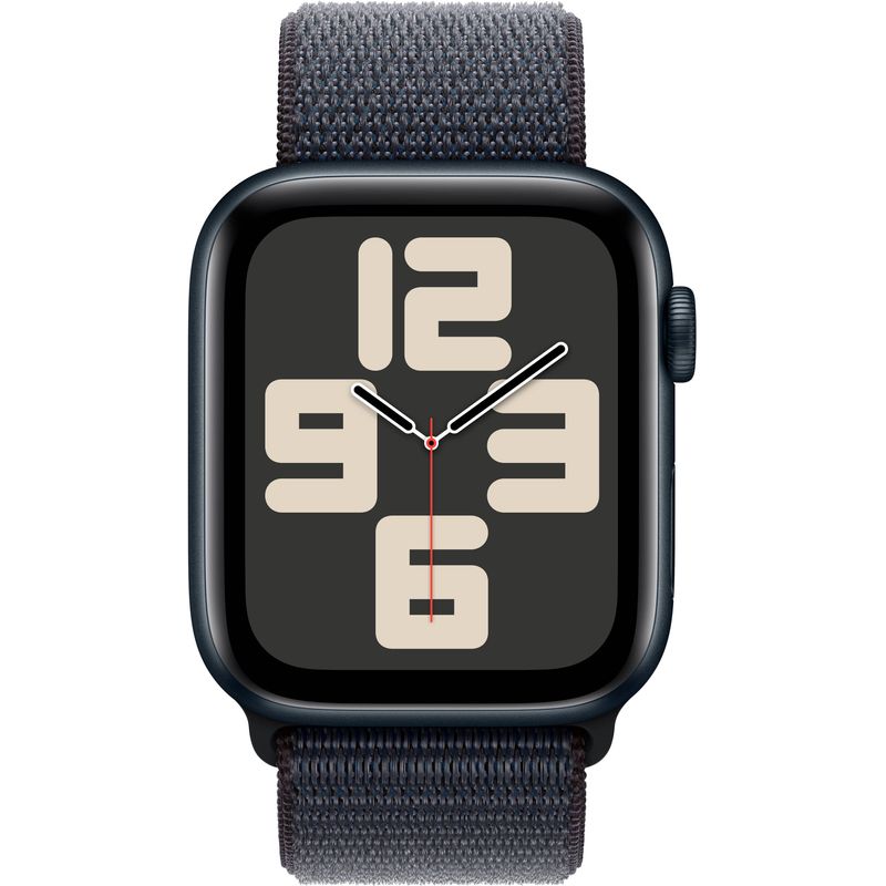 Apple Watch SE 2nd Generation (GPS) 44mm Aluminum Case with Ink Sport Loop - Midnight - (2024)