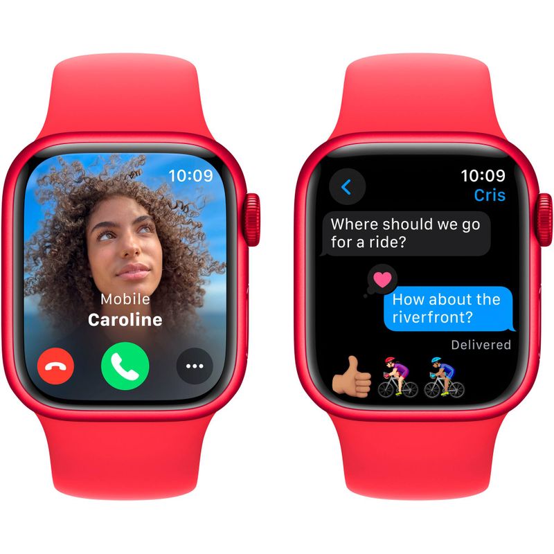 Apple Watch Series 9 GPS 41mm (PRODUCT)RED Aluminum Case with (PRODUCT)RED Sport Band - M/L