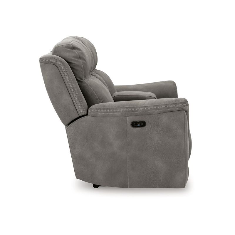 Next-Gen DuraPella Power Reclining Loveseat/Console/Adjustable Headrest