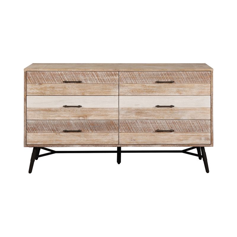 Marlow 6-drawer Dresser Rough Sawn Multi