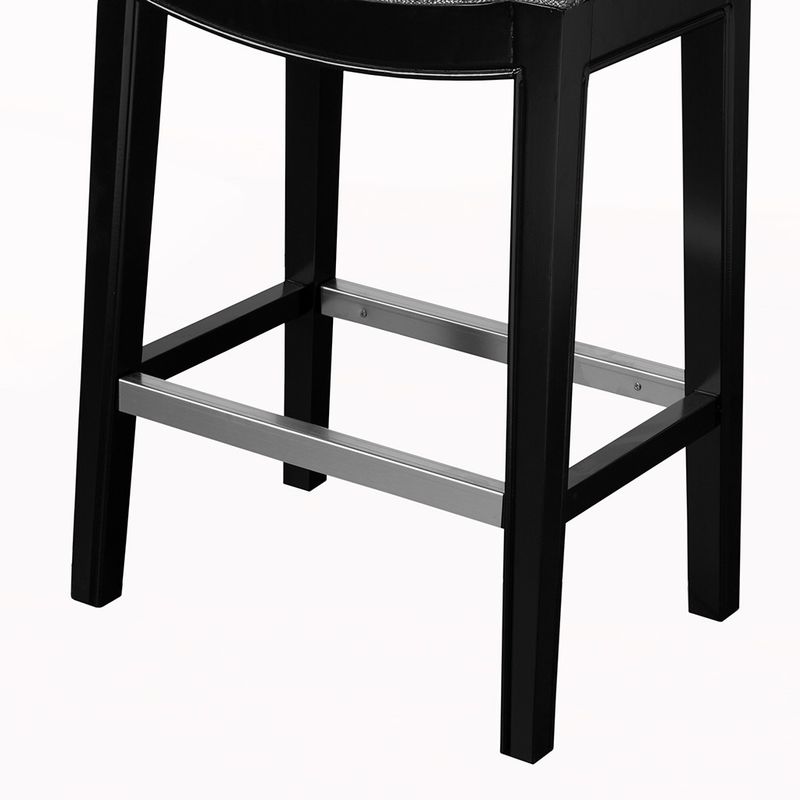 Isla Saddle Grey Counter Stool