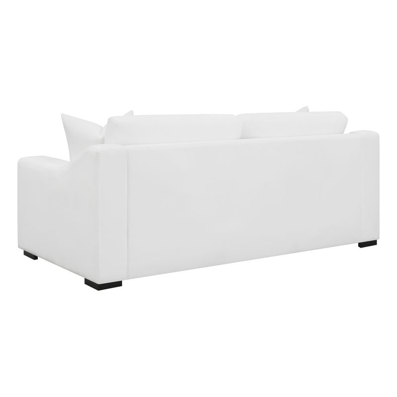 Ashlyn Upholstered Sloped Arms Sofa White