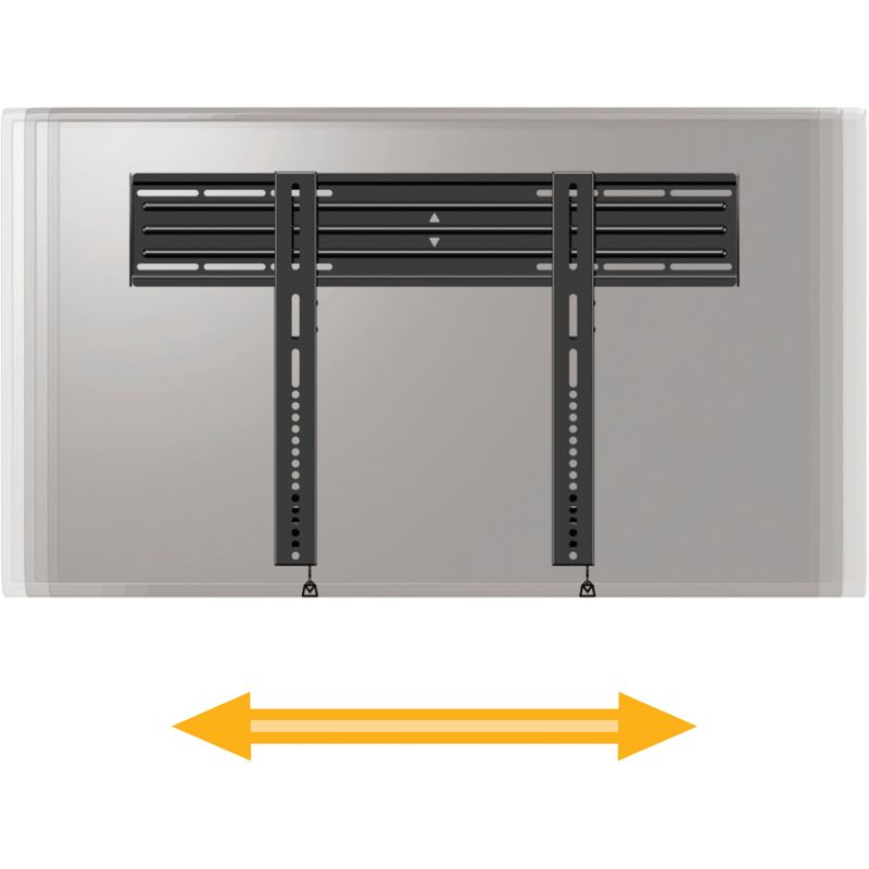 SANUS Elite - Super Slim Fixed-Position TV Wall Mount for Most TVs 32"-80" up to 150lbs - Easy Cable Access - Lateral Shift - Black