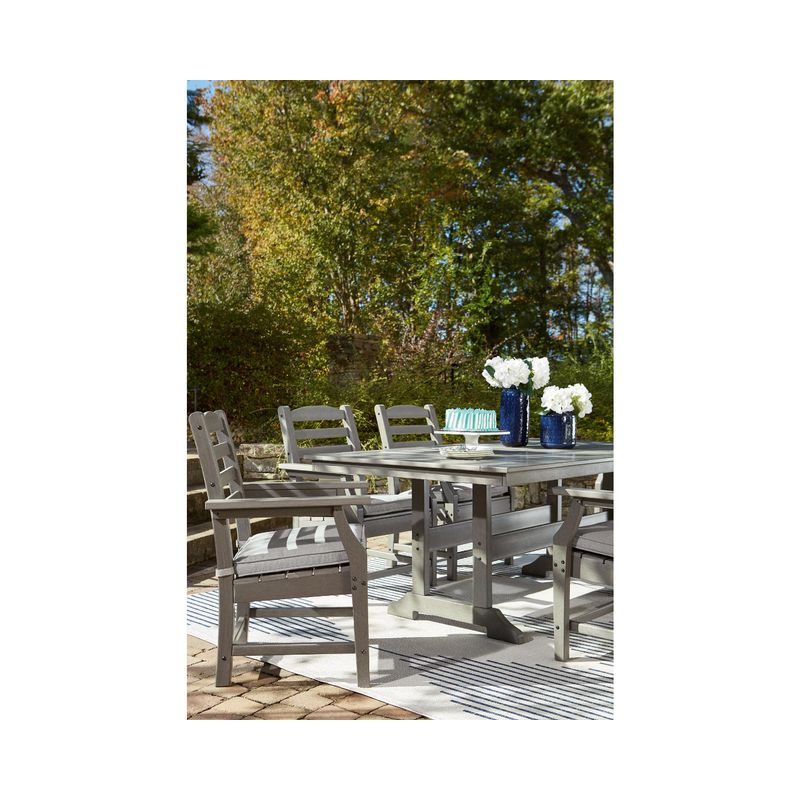 Visola Rectangular Dining Table w/Umbrella Option