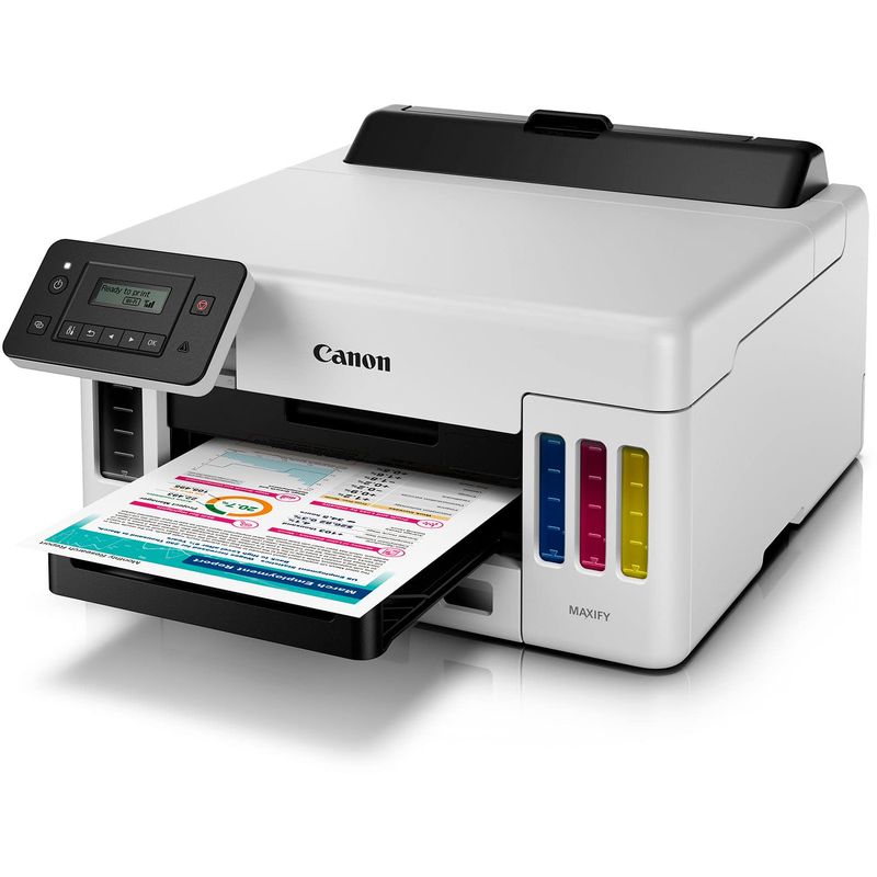 Canon - MAXIFY MegaTank GX5020 Wireless Inkjet Printer - White