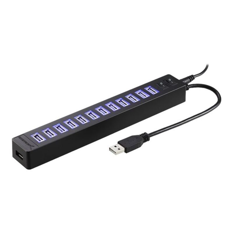 Sabrent HB-U14P - hub - 13 ports