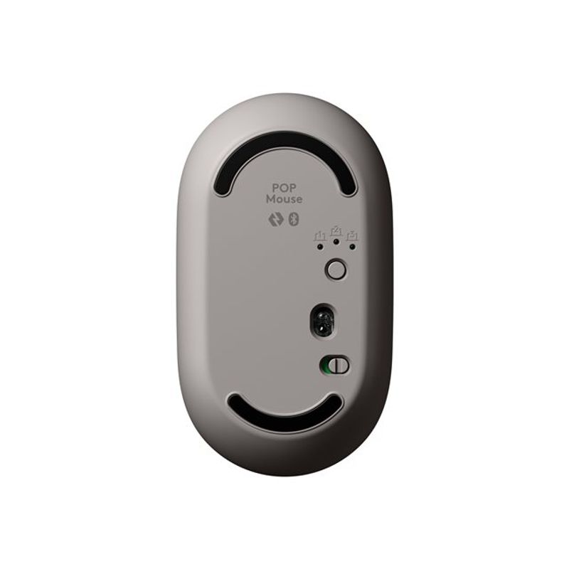 Logitech POP Mouse With Customizable Emojis - Mist - mouse - customizable emoji - Bluetooth 5.1 LE - mist
