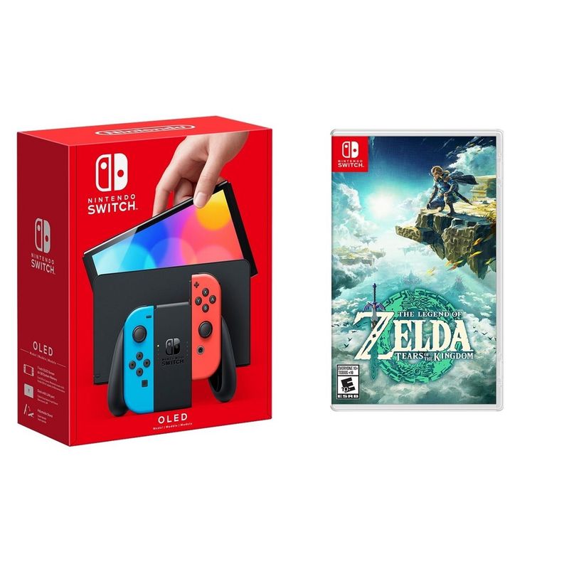 Nintendo switch zelda with (256gb) shops memory and protection plan