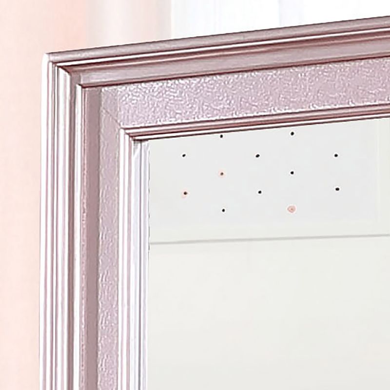 Contemporary Mirror in Rose Gold