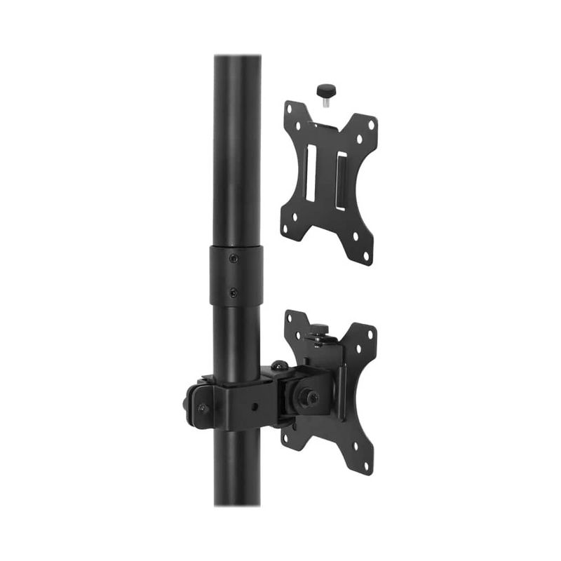 Mount-It! - Vertical Dual Monitor Mount up to 32" - Black