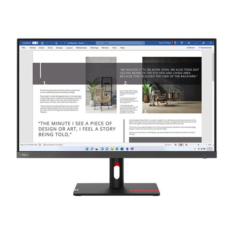 Lenovo ThinkVision S27i-30 - LED monitor - Full HD (1080p) - 27