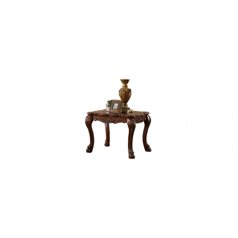 ACME Dresden End Table, Cherry Oak