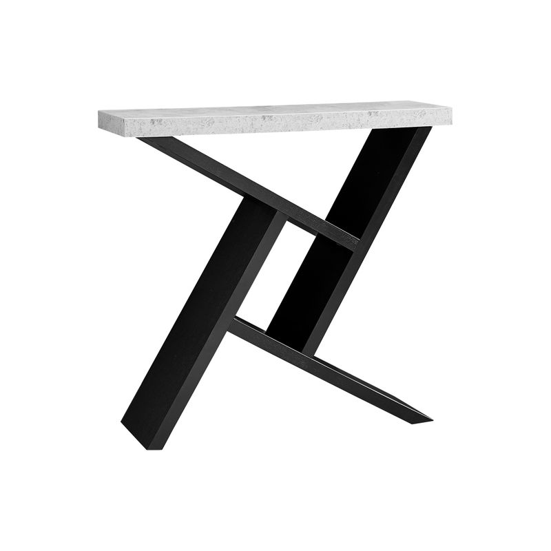 Accent Table/ Console/ Entryway/ Narrow/ Sofa/ Living Room/ Bedroom/ Laminate/ Grey/ Black/ Contemporary/ Modern