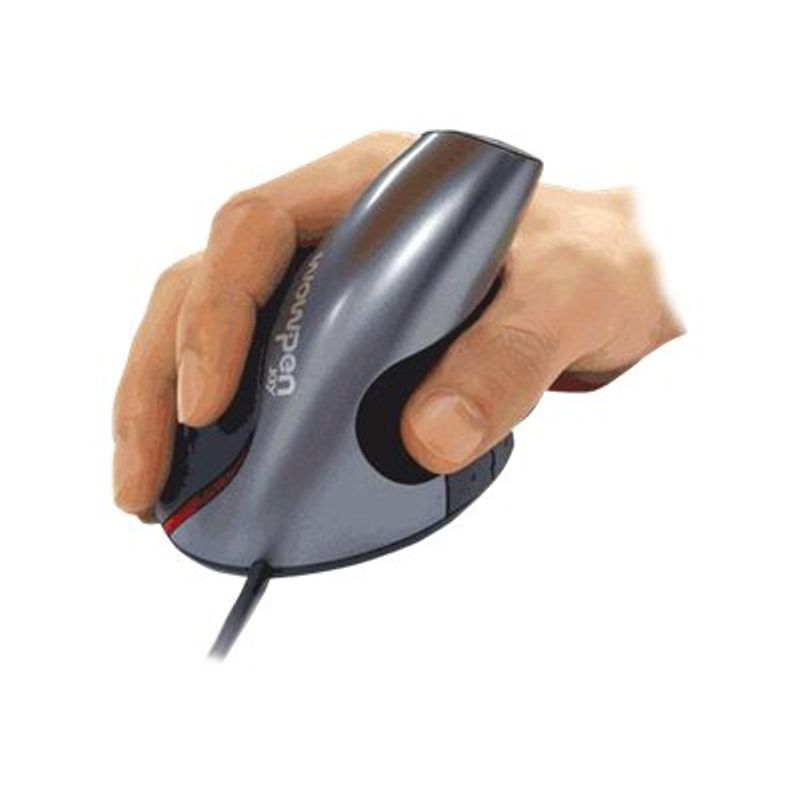 Ergoguys Wow Pen JOY - vertical mouse - USB - silver