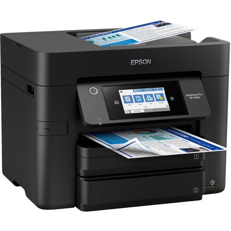 Epson - WorkForce Pro WF-4830 Wireless All-in-One Printer - black