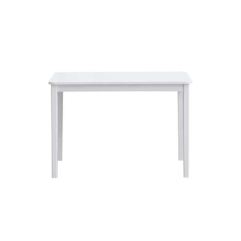 ACME Fidelity 5Pc Pack Dining Set in Brown Linen & White Finish