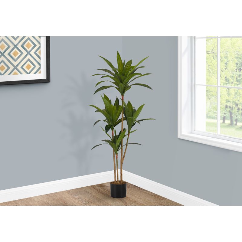 Artificial Plant - 51"H / Indoor Dracaena In A 5" Pot