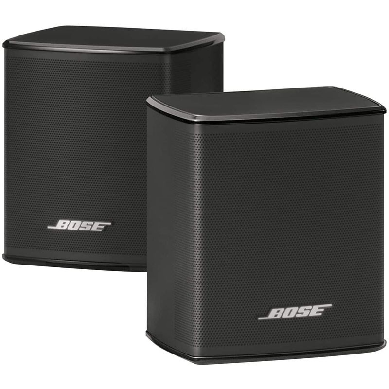 Bose - Surround Speakers 120-Watt Wireless Home Theater Speakers (Pair) - Black