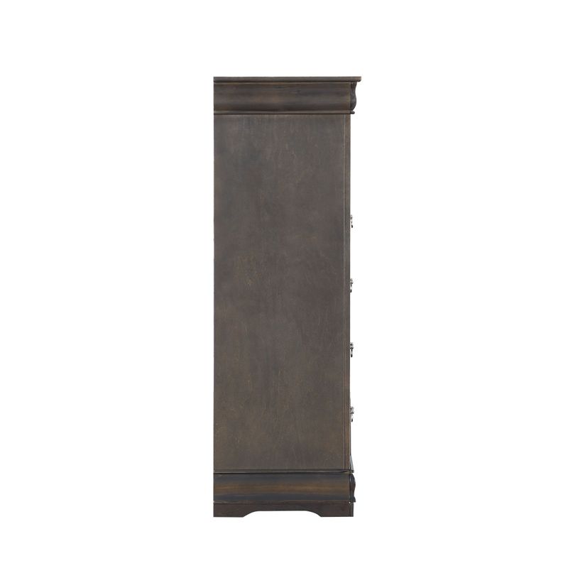 ACME Louis Philippe Chest, Dark Gray