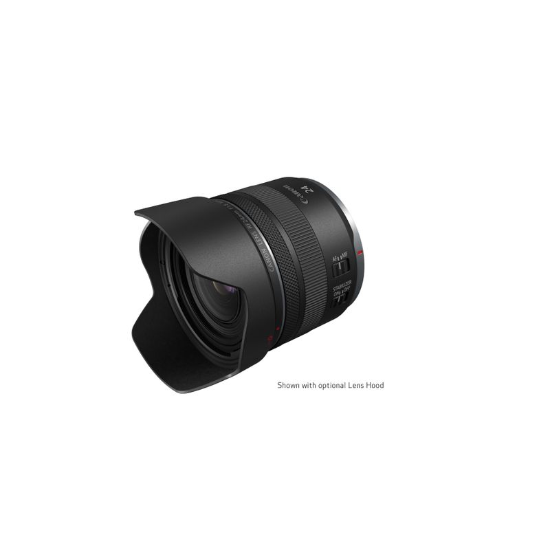 Canon - RF 24mm F1.8 MACRO IS STM Wide Angle Prime Lens for EOS R-Series Cameras - Black