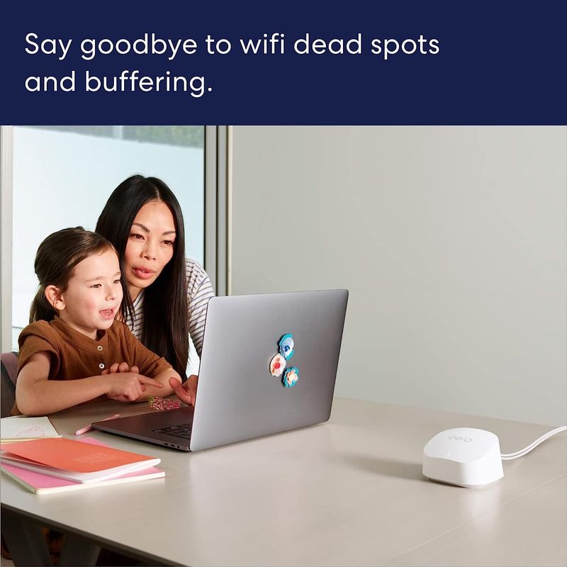 eero - 6+ AX3000 Dual-Band Mesh Wi-Fi 6 System (2-pack) - White