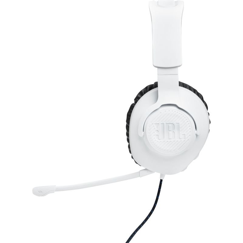 JBL - Quantum 100P Wired Gaming Headset for PS5 PS4 PC Switch and Xbox - White