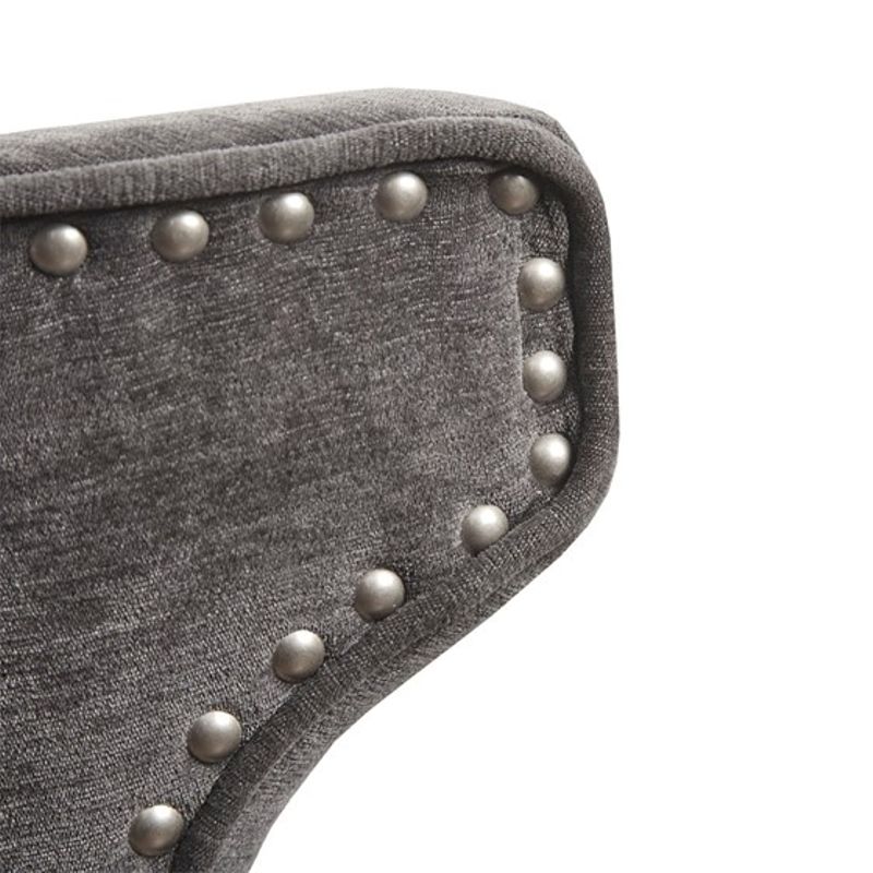 Charcoal Emmett 25.75" Swivel Counter Stool