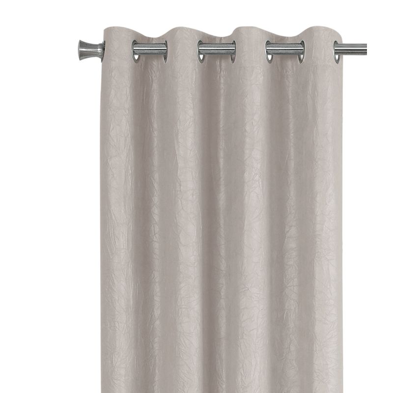 Curtain Panel/ 2pcs Set/ 54"W X 84"L/ Room Darkening/ Grommet/ Living Room/ Bedroom/ Kitchen/ Micro Suede/ Polyester/ Beige/ Contemporary/ M