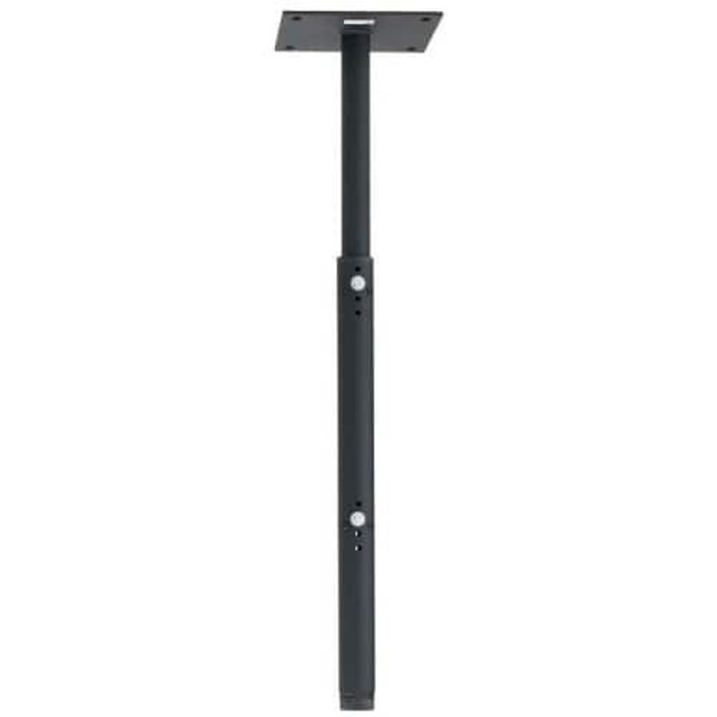 Chief - 8" SQUARE CEILING PLATEW/ADJUSTABLE COLUMN - Black