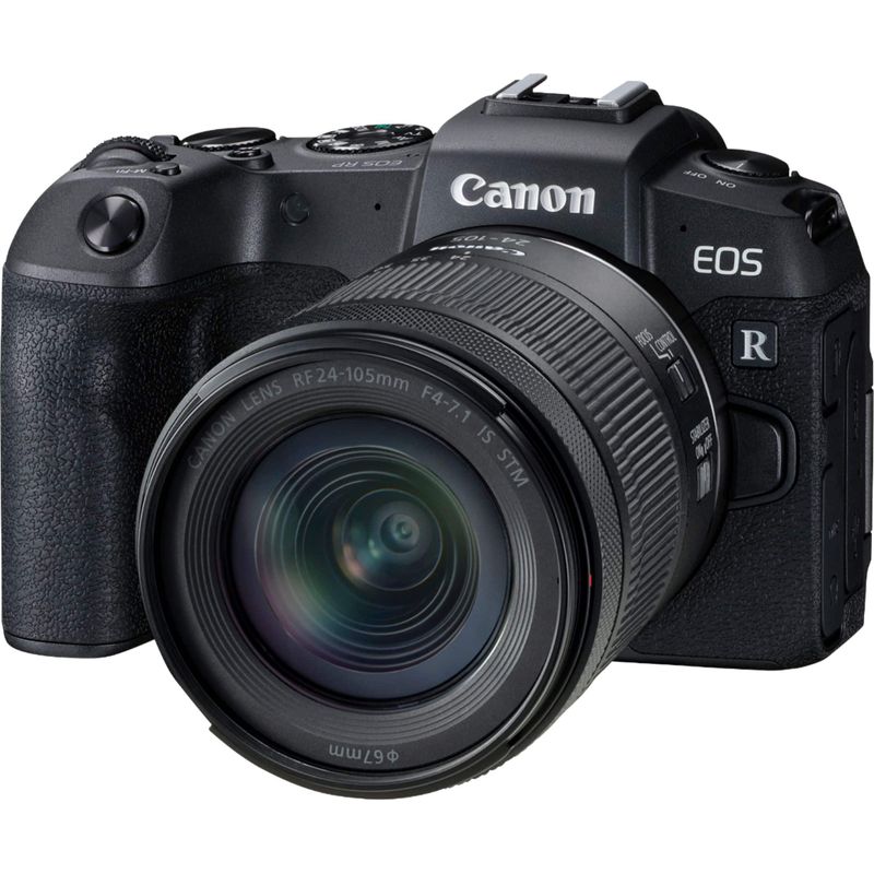 Canon - EOS RP Mirrorless Camera with RF24-105mm f/4-7.1 IS STM Lens - Black