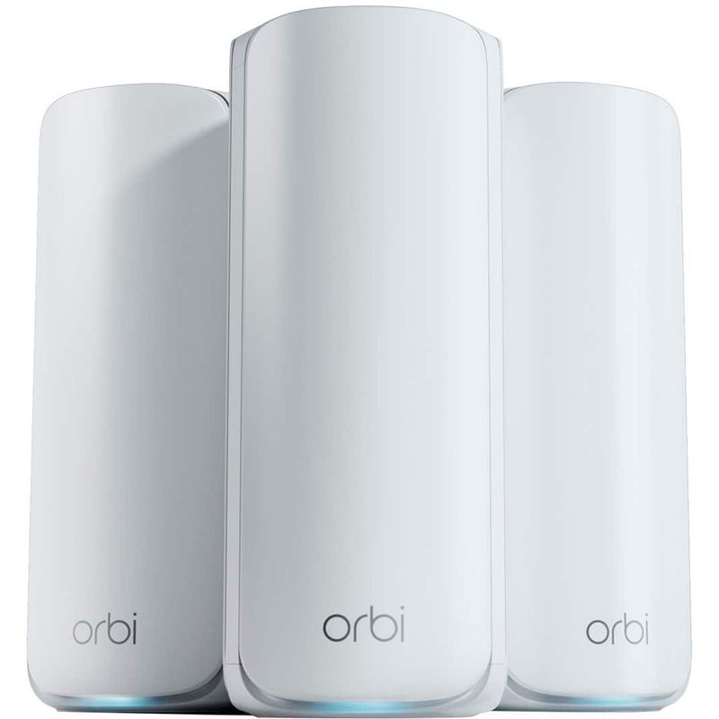 NETGEAR - Orbi 770 Series BE11000 Tri-band Mesh Wi-Fi 7 System (3-pack) - White