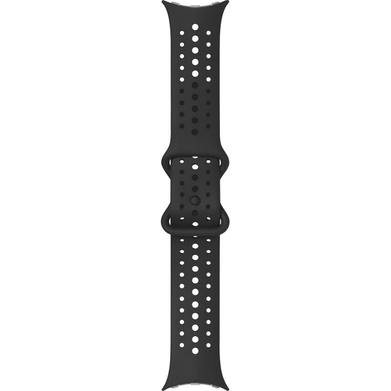 Google - Pixel Watch 3 Active Sport Band - Large - Only Compatible with the 45mm Pixel Watch 3 - Obsidian