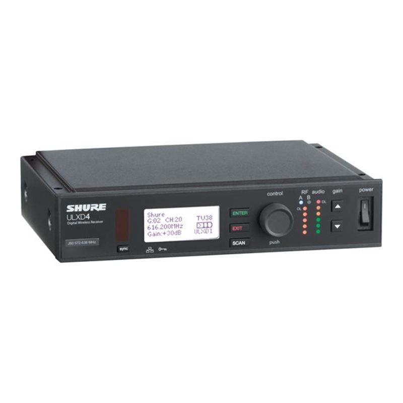 Shure ULX-D Digital Wireless System ULXD4 - wireless audio receiver for wireless microphone