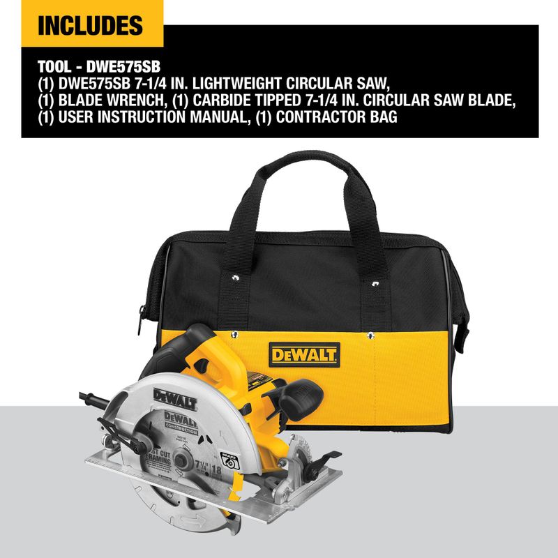 DeWalt - 7-1/4 Lightweight Circular Saw w/ Electric Brake