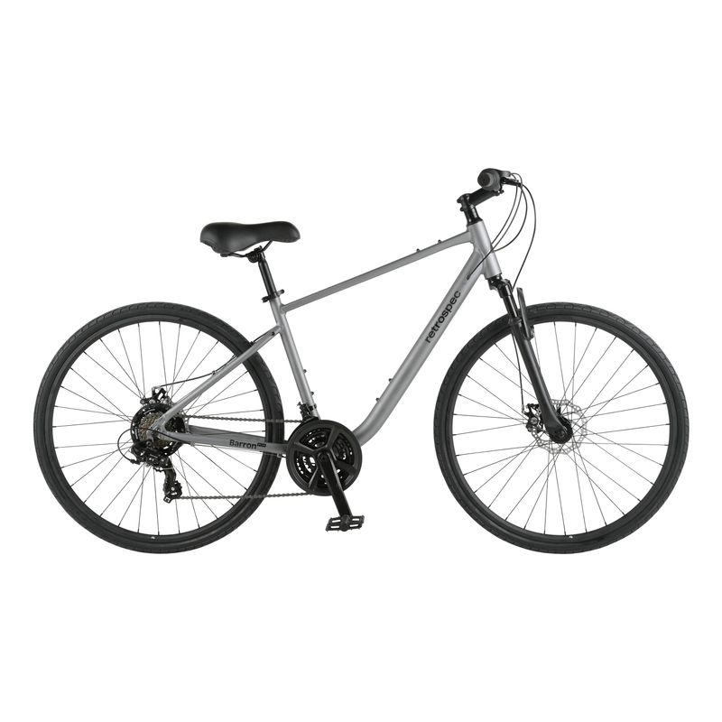 Barron Plus Comfort Hybrid Bike - 21 Speed Matte Shale