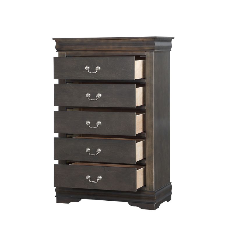 ACME Louis Philippe Chest, Dark Gray