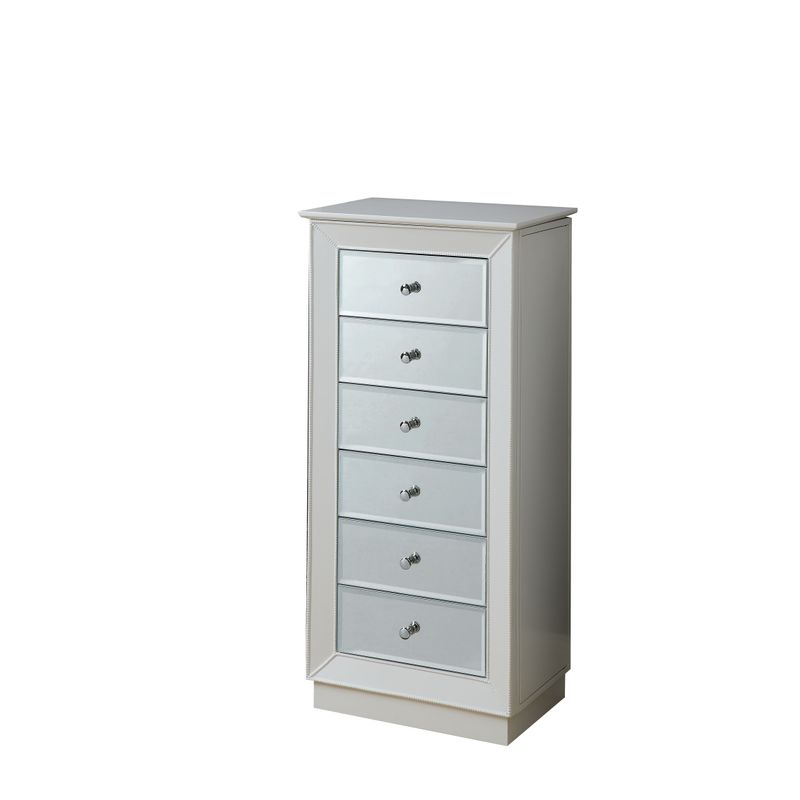 ACME Talor Jewelry Armoire, White