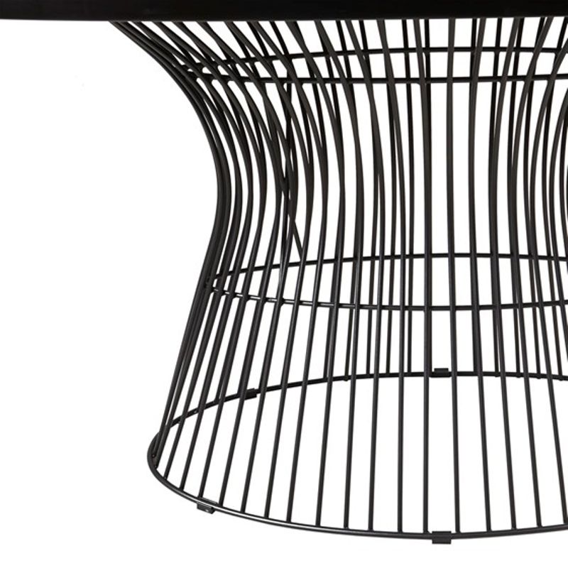 Black Mercer Oval Dining Table