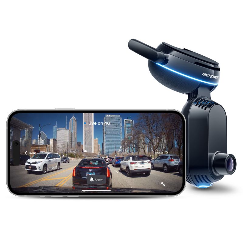 Nextbase - iQ 2K Smart Dash Cam with 4G/LTE and GPS - Black
