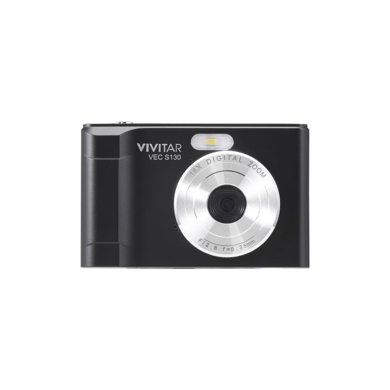 Vivitar - Point and Shoot 16 MP Digital Camera - Black