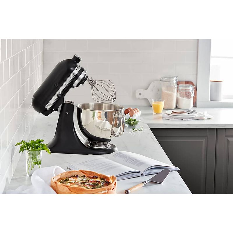 KitchenAid - Artisan Series 5 Quart Tilt-Head Stand Mixer - KSM150PSBM - Black Matte