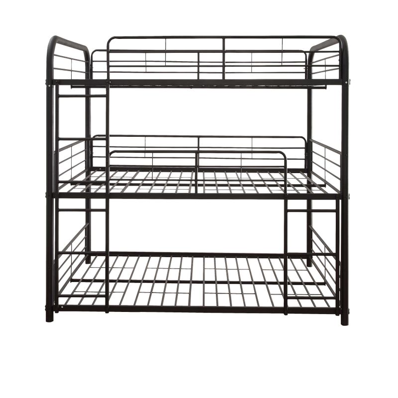 ACME Cairo Triple Full Bunk Bed, Sandy Black