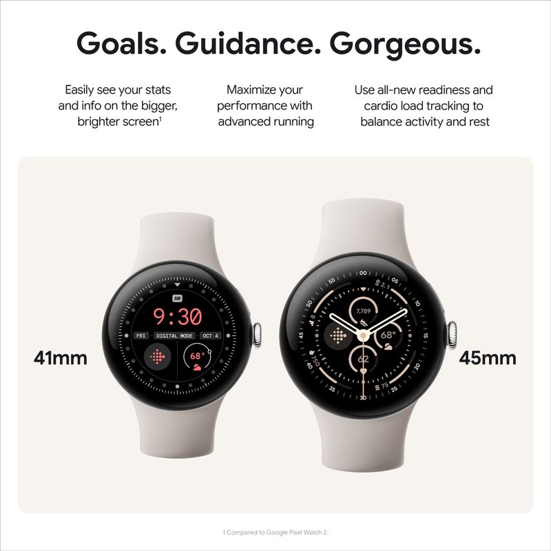 Rent to own Google - Pixel Watch 3 (41mm) Smartwatch with Hazel  