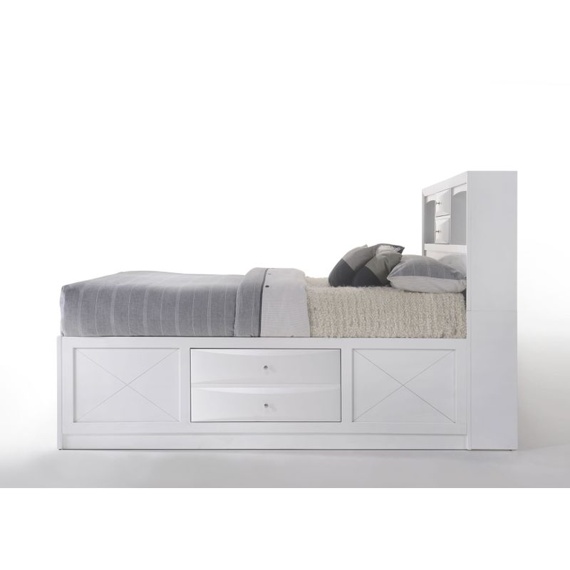 ACME Ireland Queen Bed w/Storage, White