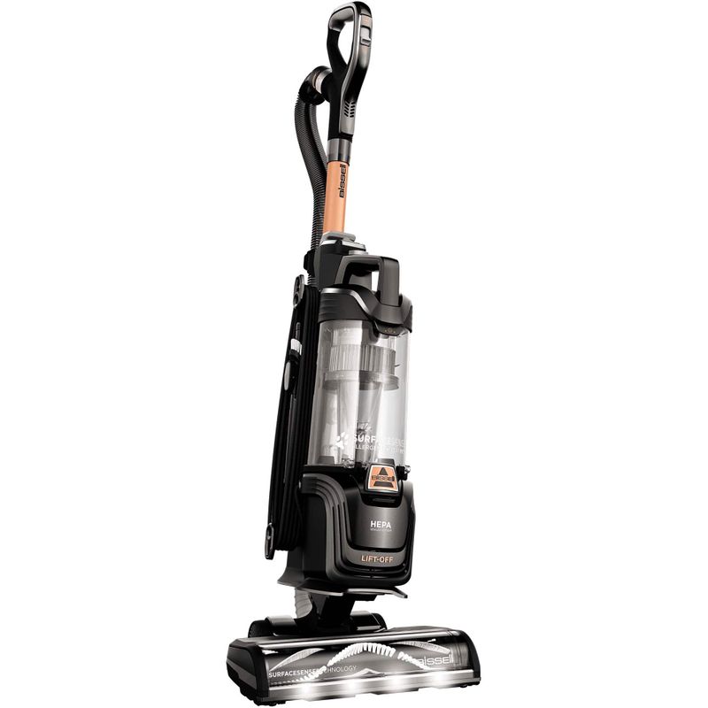 BISSELL - SurfaceSense Allergen Pet Lift-Off Upright Vacuum - Black